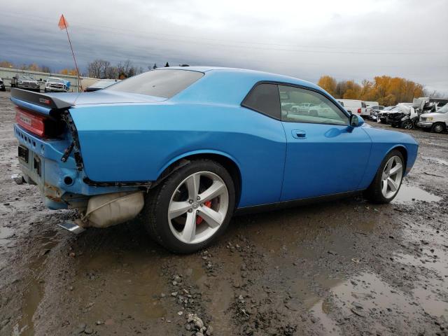 2B3CJ7DW9AH129984 - 2010 DODGE CHALLENGER SRT-8 BLUE photo 3