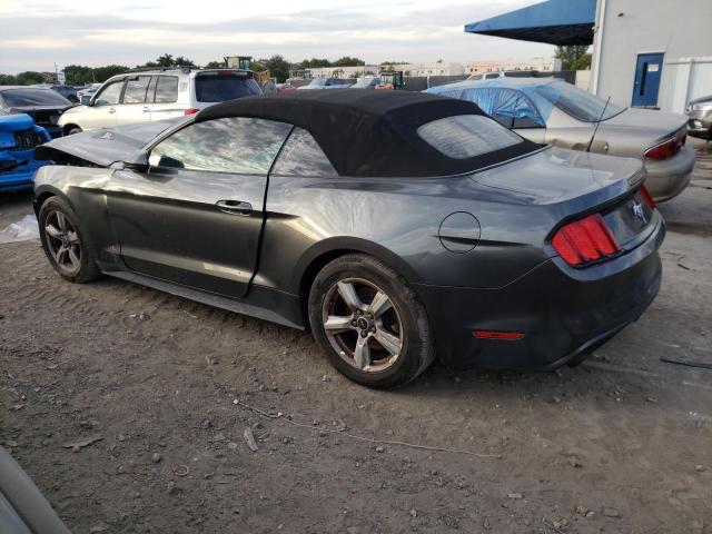 1FATP8EMXF5382865 - 2015 FORD MUSTANG GRAY photo 2