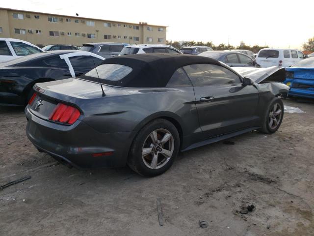 1FATP8EMXF5382865 - 2015 FORD MUSTANG GRAY photo 3