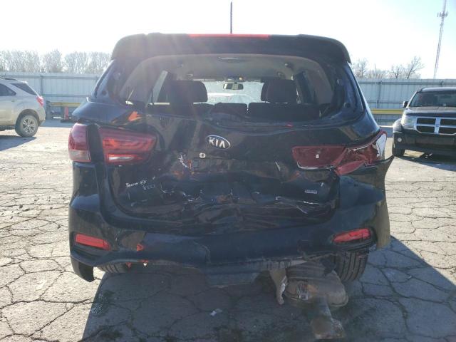 5XYPG4A30KG533165 - 2019 KIA SORENTO L BLACK photo 6