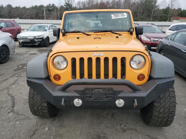 1C4AJWAG2DL508233 - 2013 JEEP WRANGLER SPORT YELLOW photo 5