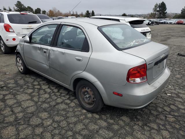 KL1TD52685B355632 - 2005 CHEVROLET AVEO BASE Gümüş foto 2