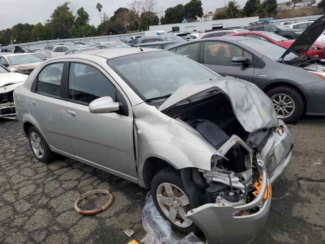 KL1TD52685B355632 - 2005 CHEVROLET AVEO BASE SILVER photo 4