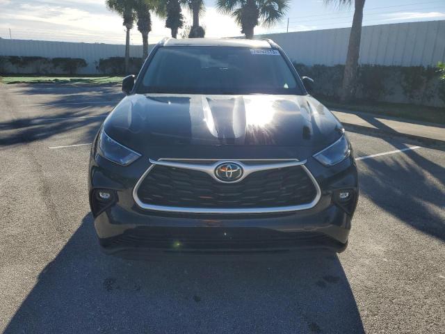 5TDHZRBH5NS570578 - 2022 TOYOTA HIGHLANDER XLE BLACK photo 5