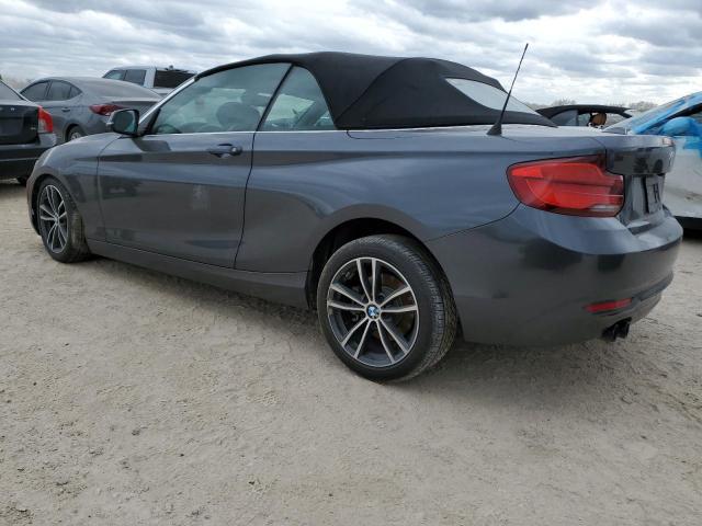 WBA2M7C55JVD51729 - 2018 BMW 230I CHARCOAL photo 2