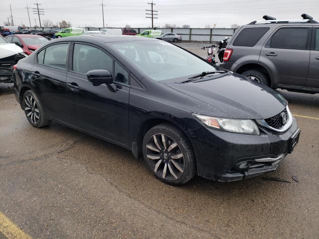 19XFB2F98FE257168 - 2015 HONDA CIVIC EXL შავი ფოტო 4