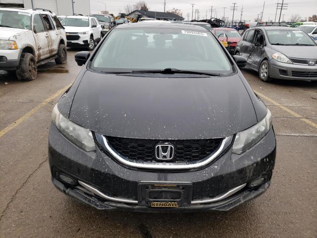 19XFB2F98FE257168 - 2015 HONDA CIVIC EXL შავი ფოტო 5