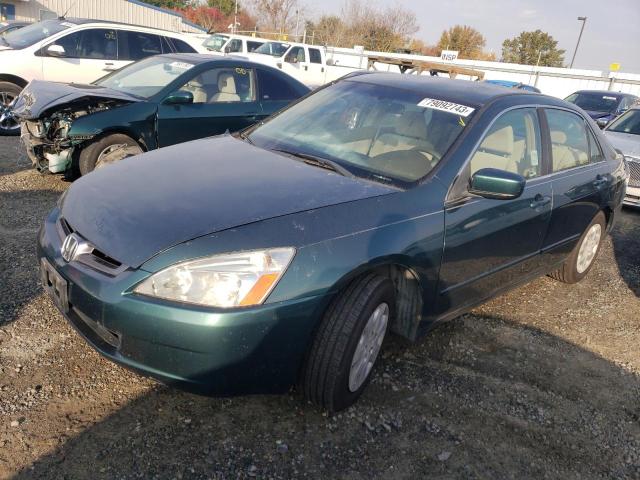 JHMCM56313C047779 - 2003 HONDA ACCORD LX GREEN photo 1