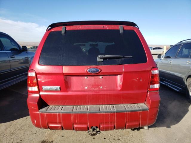 1FMCU03G79KD13540 - 2009 FORD ESCAPE XLT RED photo 6