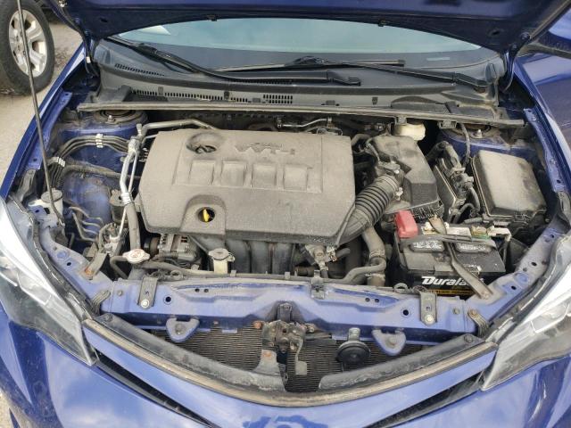 2T1BURHE9HC935679 - 2017 TOYOTA COROLLA L BLUE photo 11