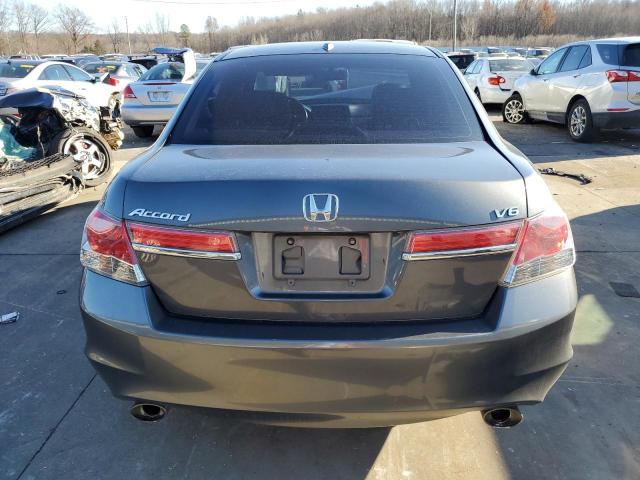 1HGCP3F85CA001829 - 2012 HONDA ACCORD EXL GRAY photo 6