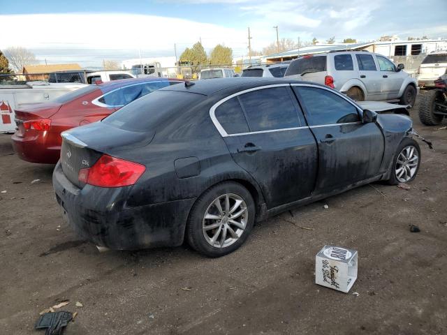 JNKBV61F78M267560 - 2008 INFINITI G35 BLACK photo 3