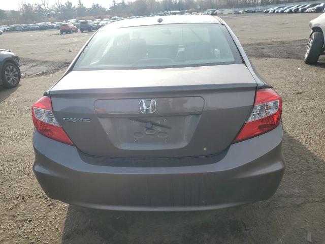2HGFB2F90CH515586 - 2012 HONDA CIVIC EXL ნაცრისფერი ფოტო 6