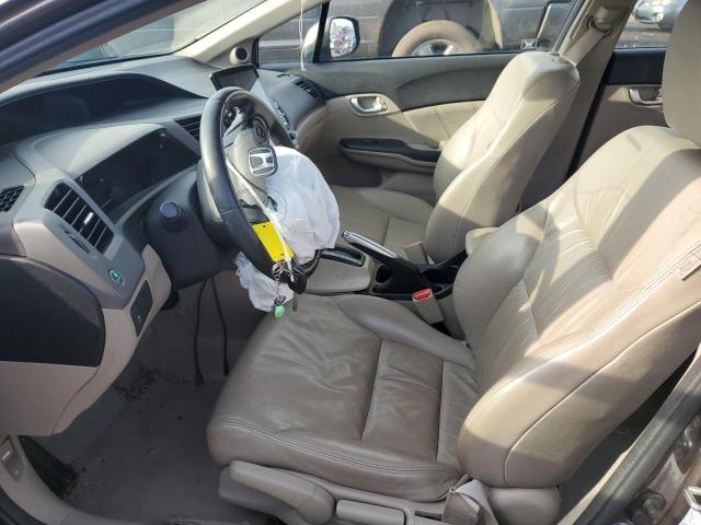 2HGFB2F90CH515586 - 2012 HONDA CIVIC EXL ნაცრისფერი ფოტო 7