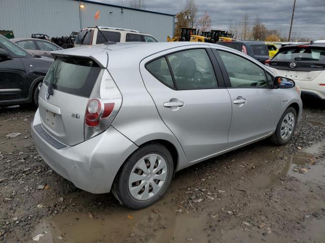 JTDKDTB3XC1519240 - 2012 TOYOTA PRIUS C SILVER photo 3