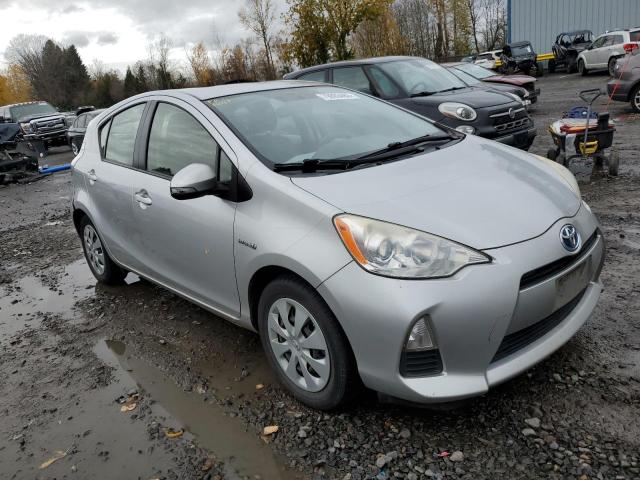 JTDKDTB3XC1519240 - 2012 TOYOTA PRIUS C SILVER photo 4