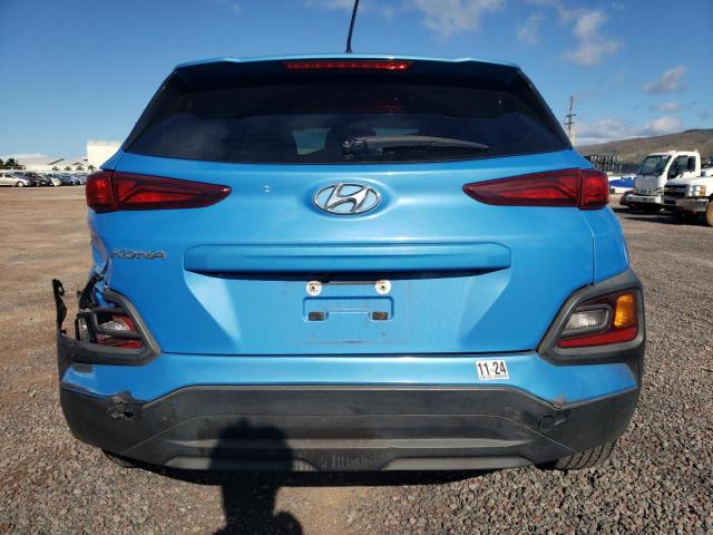 KM8K12AA5KU223232 - 2019 HYUNDAI KONA SE BLUE photo 6