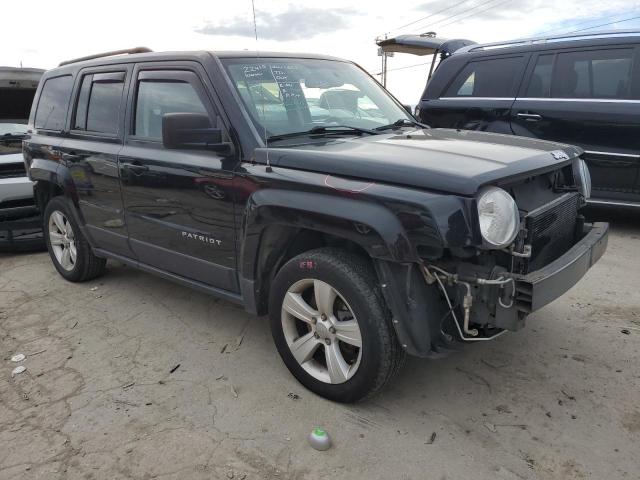 1C4NJRFB8ED661274 - 2014 JEEP PATRIOT LATITUDE BLACK photo 4