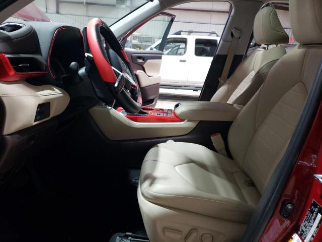 5TDGZRBHXNS195959 - 2022 TOYOTA HIGHLANDER XLE Qırmızı foto 7