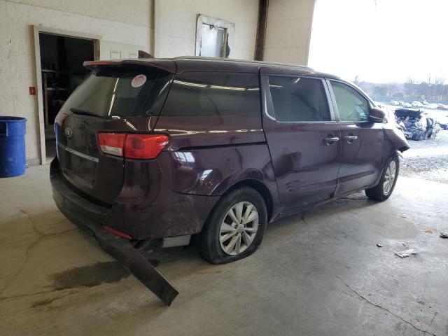 KNDMB5C18H6331589 - 2017 KIA SEDONA LX BURGUNDY photo 3