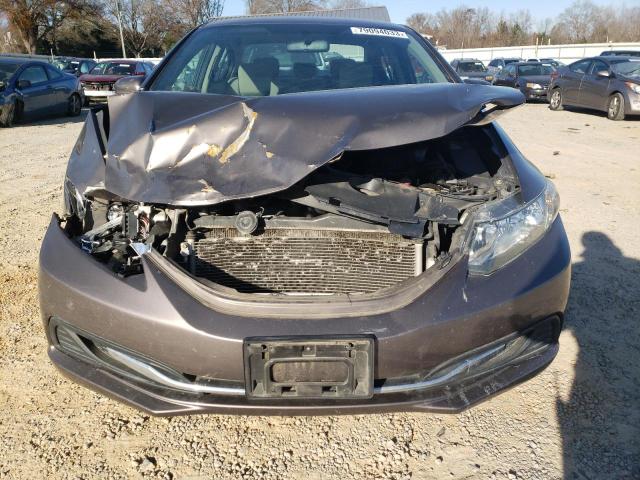 2HGFB2F55FH537259 - 2015 HONDA CIVIC LX GRAY photo 5