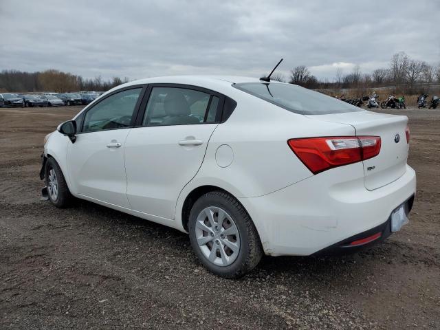 KNADM4A36D6228025 - 2013 KIA RIO LX WHITE photo 2