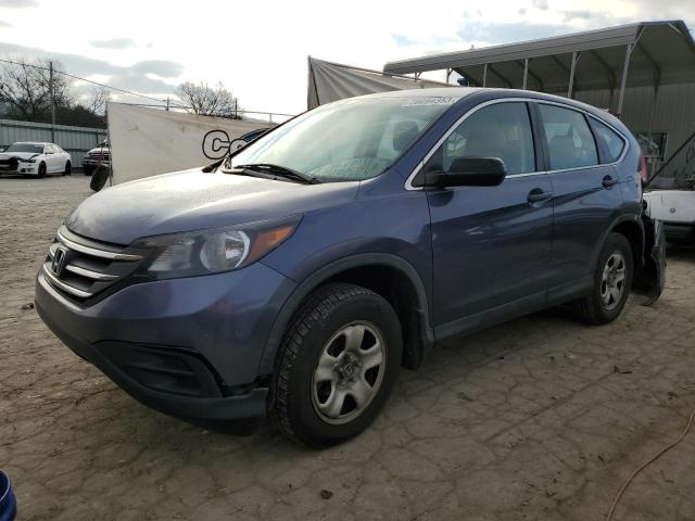 3CZRM3H35DG707165 - 2013 HONDA CR-V LX BLUE photo 1