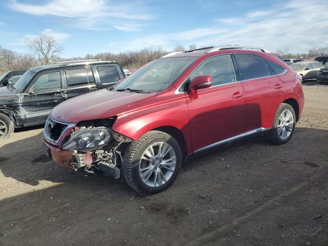 JTJBC1BA9A2021976 - 2010 LEXUS RX 450 RED photo 1