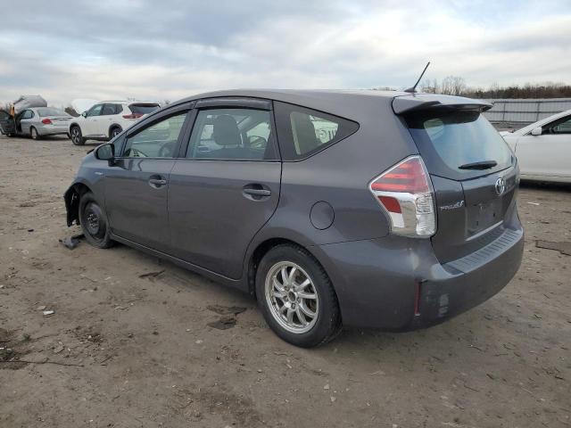 JTDZN3EU0FJ019656 - 2015 TOYOTA PRIUS V GRAY photo 2