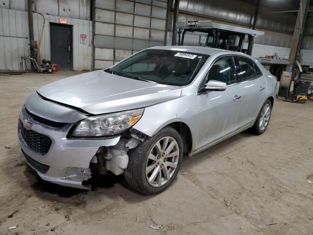 1G11H5SL3EF260651 - 2014 CHEVROLET MALIBU LTZ SILVER photo 1