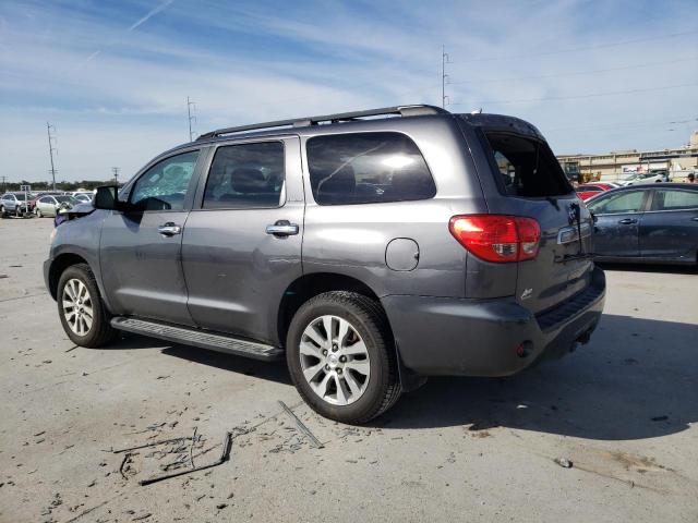 5TDKY5G16GS066301 - 2016 TOYOTA SEQUOIA LIMITED GRAY photo 2