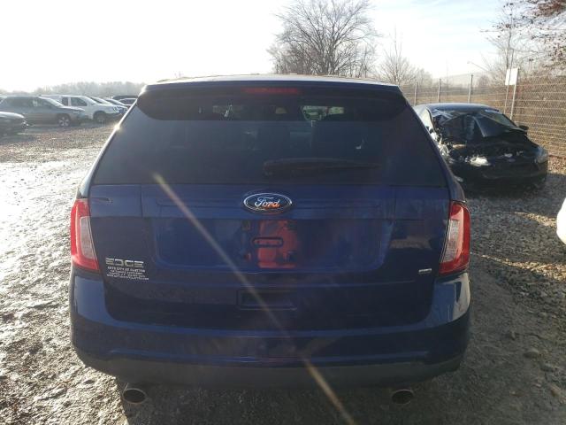 2FMDK4GC2DBC18444 - 2013 FORD EDGE SE BLUE photo 6