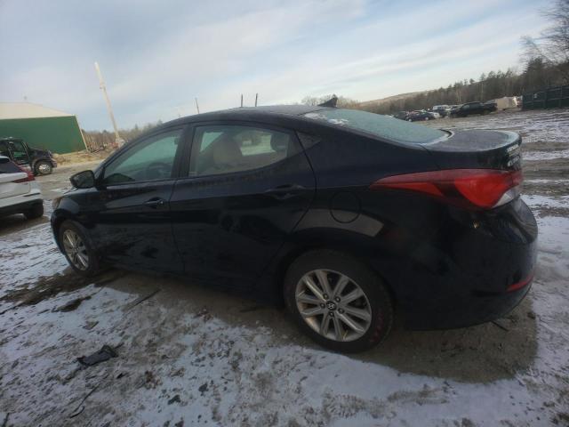 KMHDH4AE3EU027653 - 2014 HYUNDAI ELANTRA SE BLACK photo 2