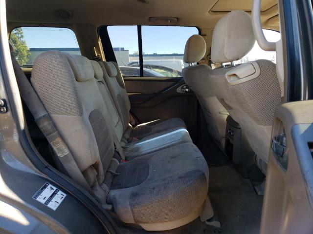 5N1AR18U56C619753 - 2006 NISSAN PATHFINDER LE BLACK photo 11