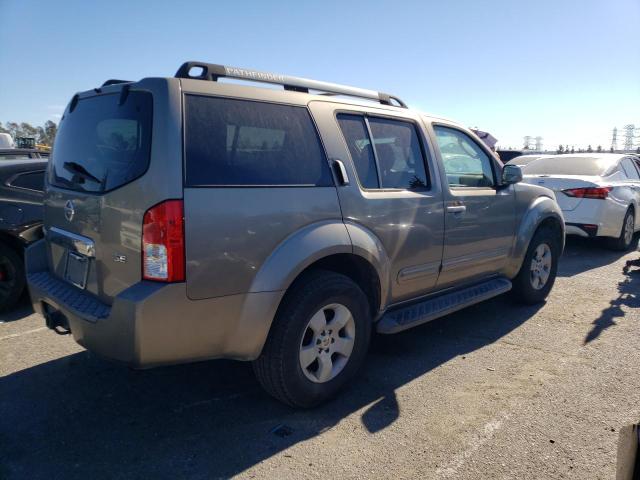 5N1AR18U56C619753 - 2006 NISSAN PATHFINDER LE BLACK photo 3