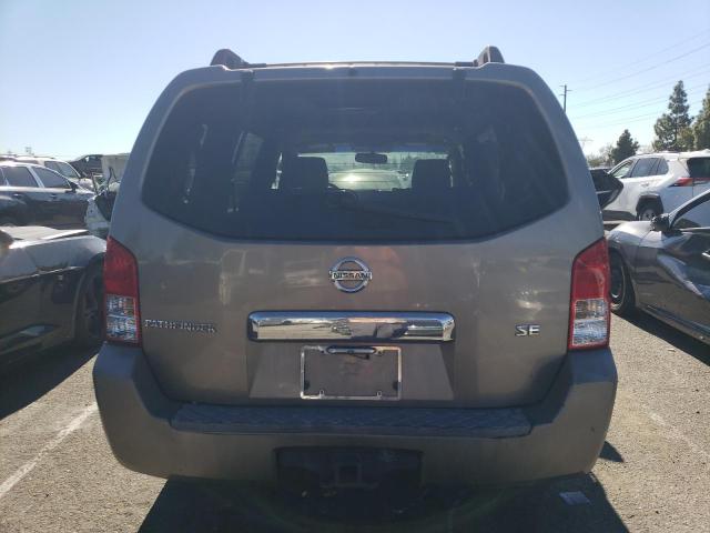 5N1AR18U56C619753 - 2006 NISSAN PATHFINDER LE BLACK photo 6
