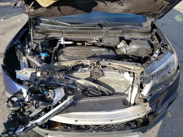 5FNYF6H54KB047573 - 2019 HONDA PILOT EXL BLUE photo 11