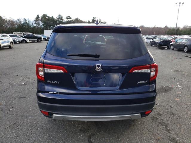 5FNYF6H54KB047573 - 2019 HONDA PILOT EXL BLUE photo 6