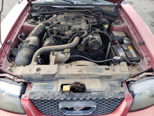 1FAFP44463F414823 - 2003 FORD MUSTANG RED photo 11