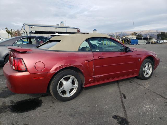 1FAFP44463F414823 - 2003 FORD MUSTANG RED photo 3