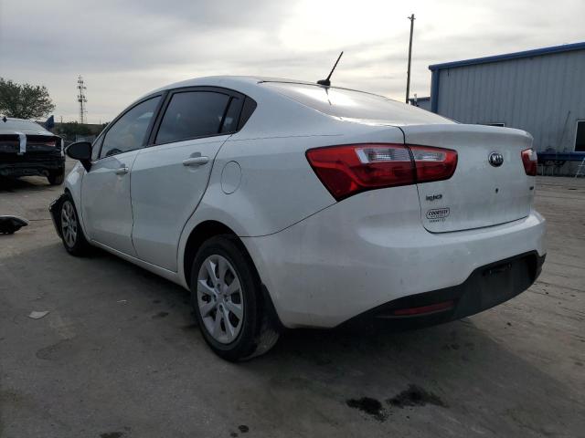 KNADM4A38D6302089 - 2013 KIA RIO LX WHITE photo 2