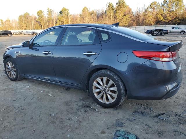 5XXGU4L31JG228301 - 2018 KIA OPTIMA EX GRAY photo 2