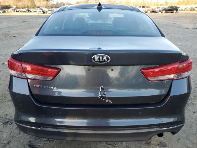 5XXGU4L31JG228301 - 2018 KIA OPTIMA EX GRAY photo 6