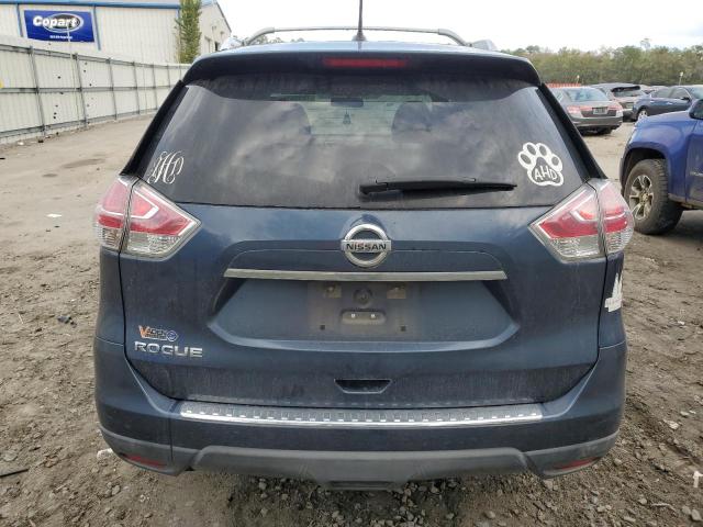 KNMAT2MT8GP719929 - 2016 NISSAN ROGUE S BLUE photo 6