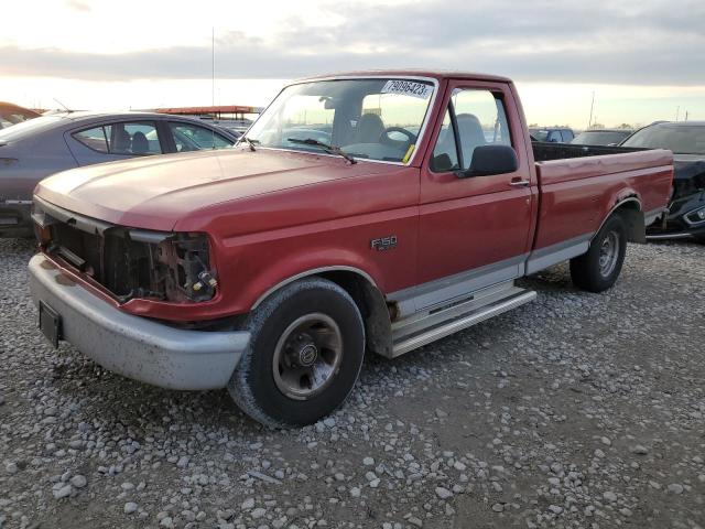 1FTEF15Y3TLB17020 - 1996 FORD F150 RED photo 1