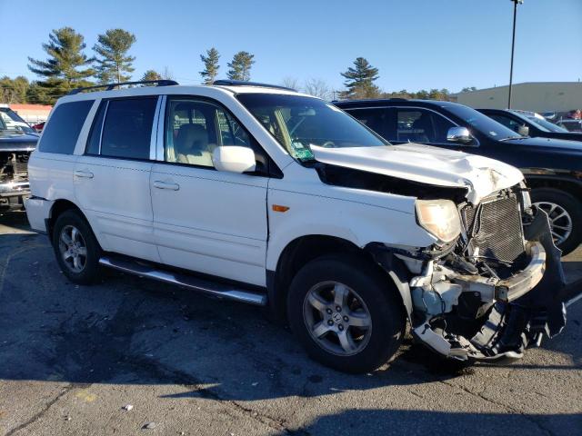 5FNYF18758B010531 - 2008 HONDA PILOT EXL WHITE photo 4