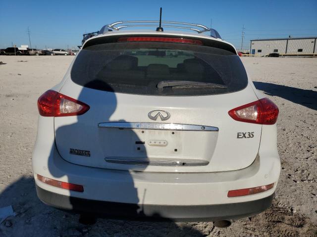 JN1AJ0HR0AM753724 - 2010 INFINITI EX35 BASE WHITE photo 6