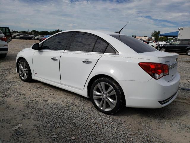 1G1PG5SBXE7104203 - 2014 CHEVROLET CRUZE LTZ WHITE photo 2