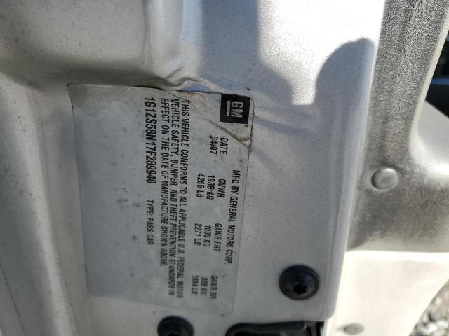 1G1ZS58N17F289940 - 2007 CHEVROLET MALIBU LS SILVER photo 12