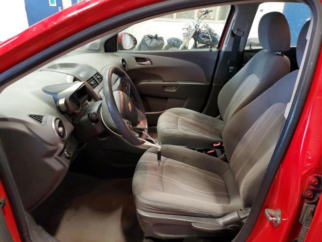 1G1JC6SH3C4107244 - 2012 CHEVROLET SONIC LT RED photo 7